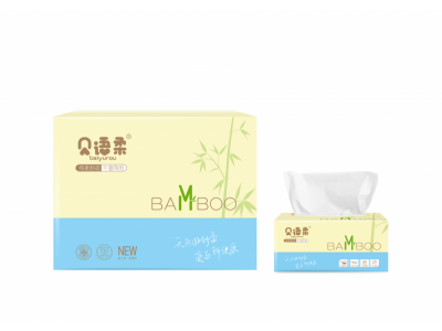 贝语柔  棉柔舒适 干湿两用抽纸巾