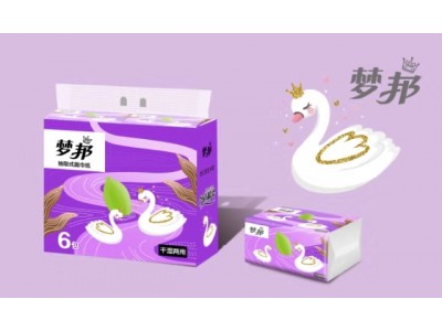 梦邦干湿两用抽取式面巾纸
