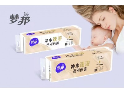 梦邦冲水速溶卫生纸