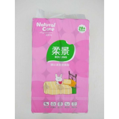 柔景本色卫生纸|山东卫生纸厂家|山东卫生纸批发