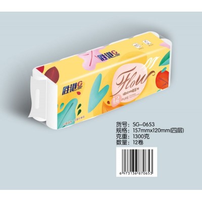 胜港1300克12卷|山东卫生纸厂家