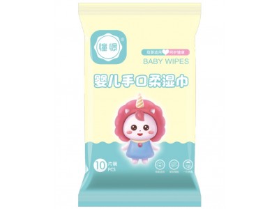 婴儿手口柔湿巾