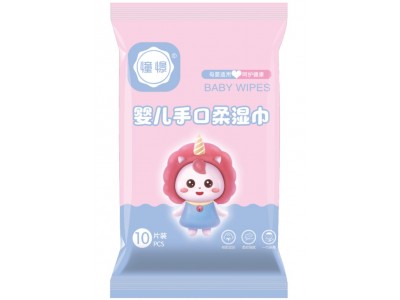 婴儿手口柔湿巾