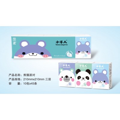 小洋人熊猫派对卫生纸
