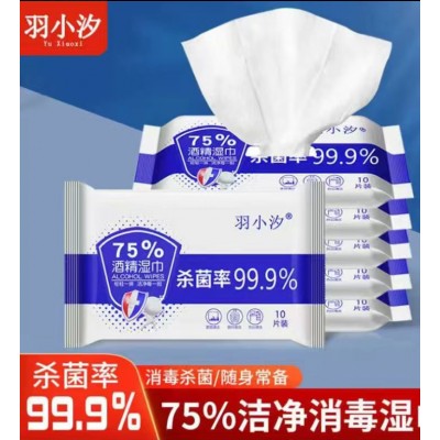 羽小汐 酒精湿巾