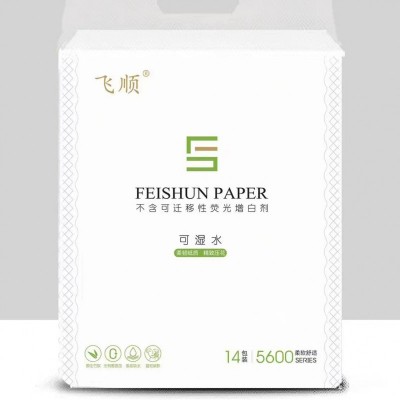 飞顺  可湿水压花卫生纸