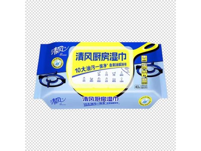 清风 厨房湿巾