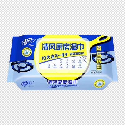 清风 厨房湿巾