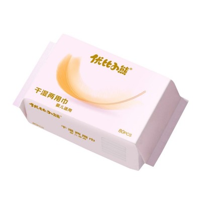 优比小熊 干湿两用棉柔巾