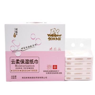 优比小熊 云柔保湿纸巾