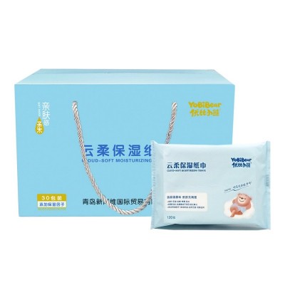 优比小熊 云柔保湿纸巾
