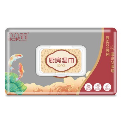 朵朵羽 厨房湿巾