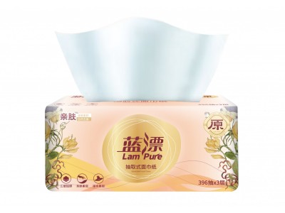 蓝漂 抽取式面巾纸