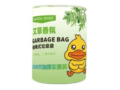 DANCING DUCKS牌艾草香氛抽绳垃圾袋