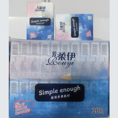 娃娃 柔韧亲肤面巾纸