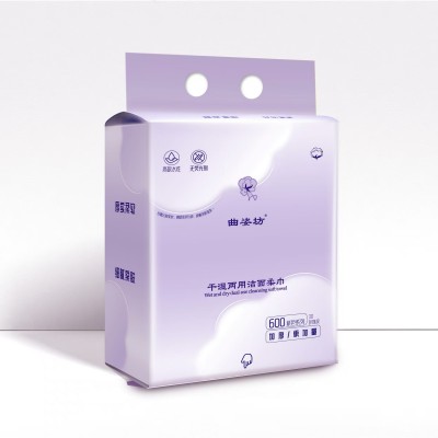 曲姿坊 干湿两用洁面柔巾
