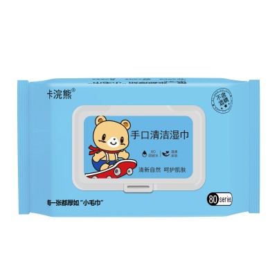 卡浣熊手口清洁湿巾