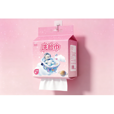 元泰 恋花印洗脸巾