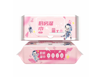 元泰 恋花印厨房湿巾