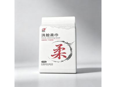 元泰 恋花印洗脸柔巾