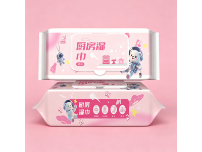 元泰 恋花印厨房湿巾