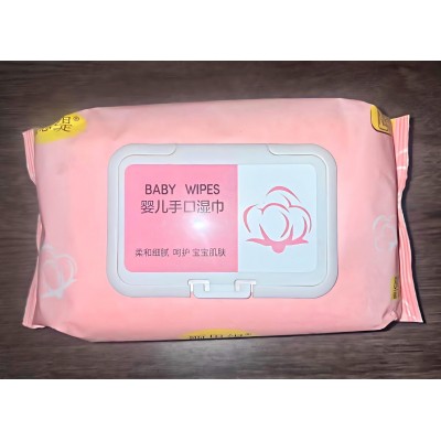 婴儿手口柔湿巾
