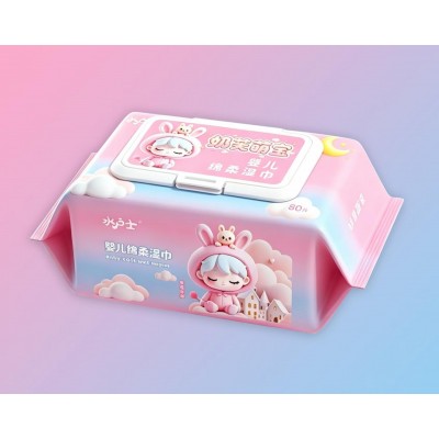 水户士婴儿绵柔湿巾